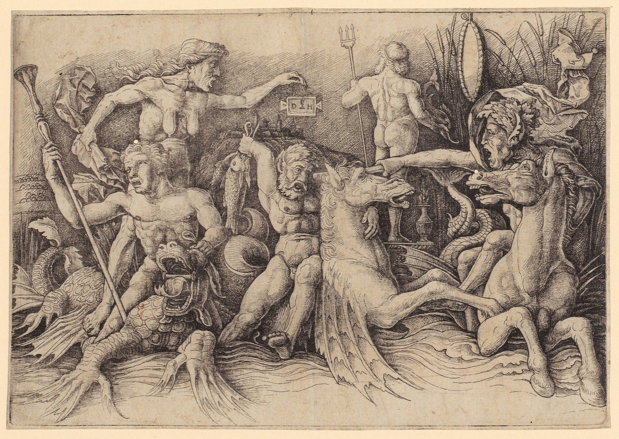 Den helige Barnabas martyrium, blad 15 i serien ”Apostlarnas martyrium” av Jacques Callot