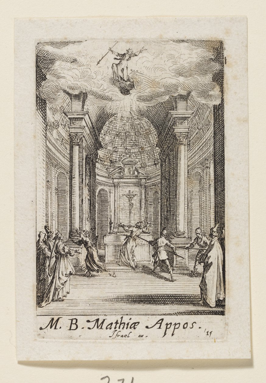 Aposteln Matteus (Mathiae Appos.) av Jacques Callot