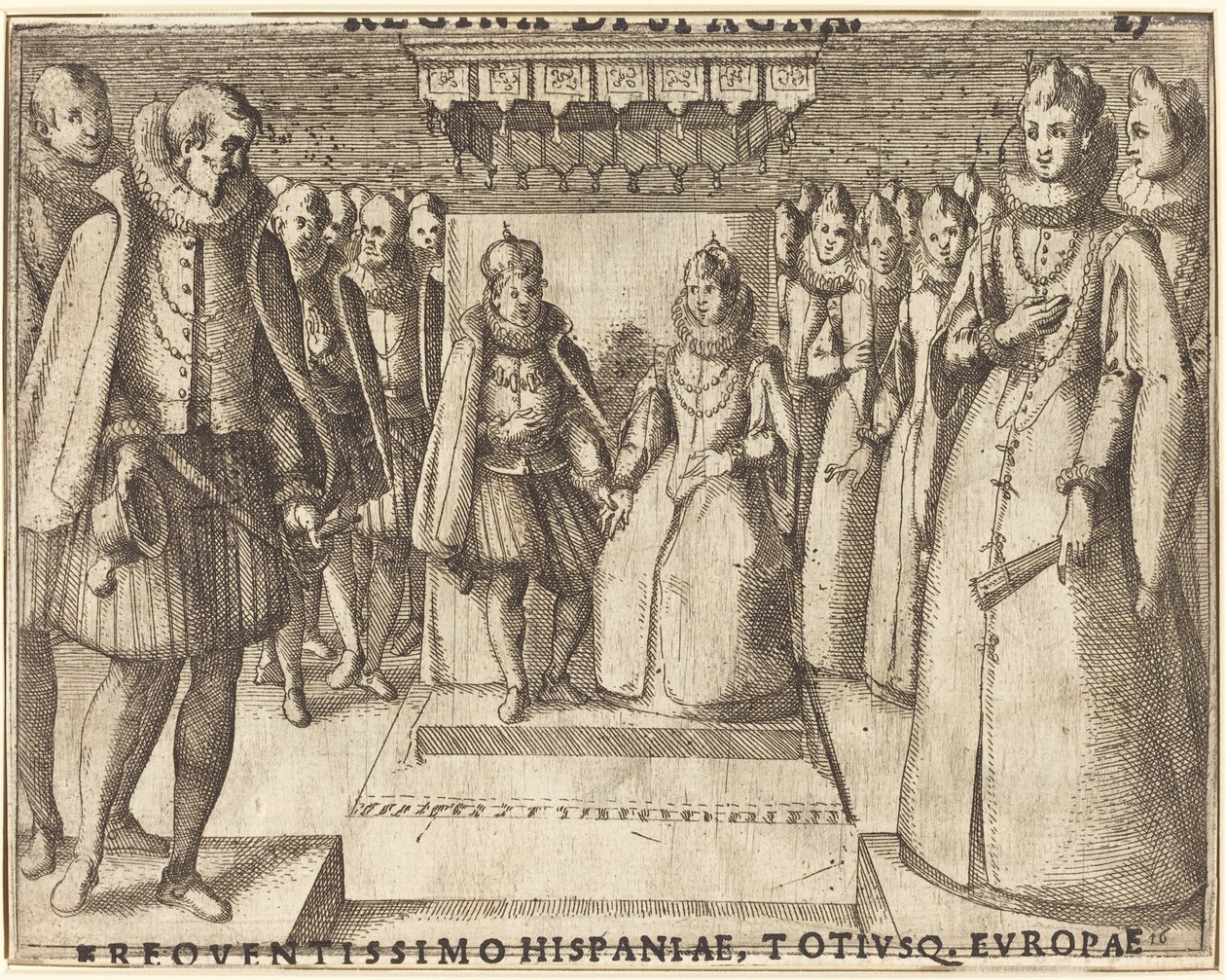 Margareta av Österrike och Filip III av Jacques Callot