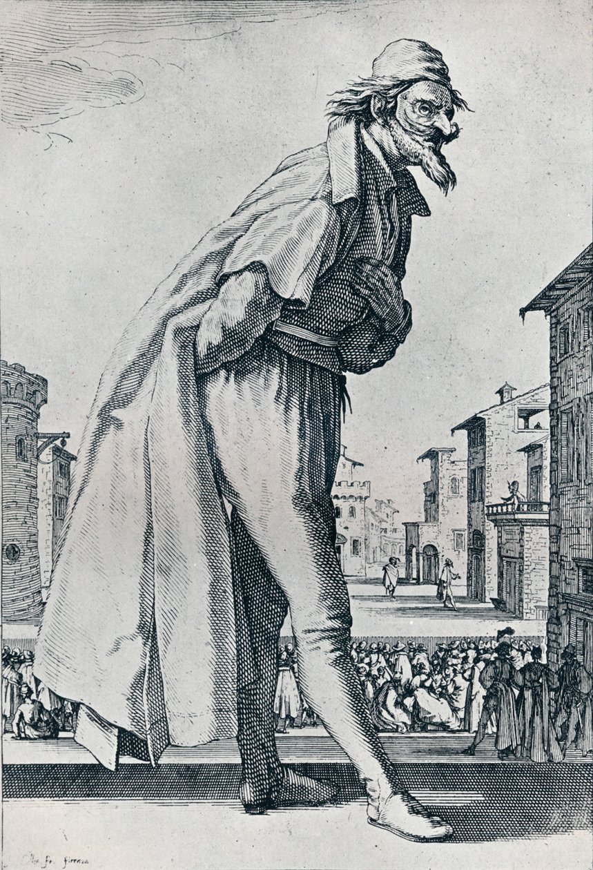 Nr IV.- The Great Pantalon, c1620-1635, 1924 av Jacques Callot