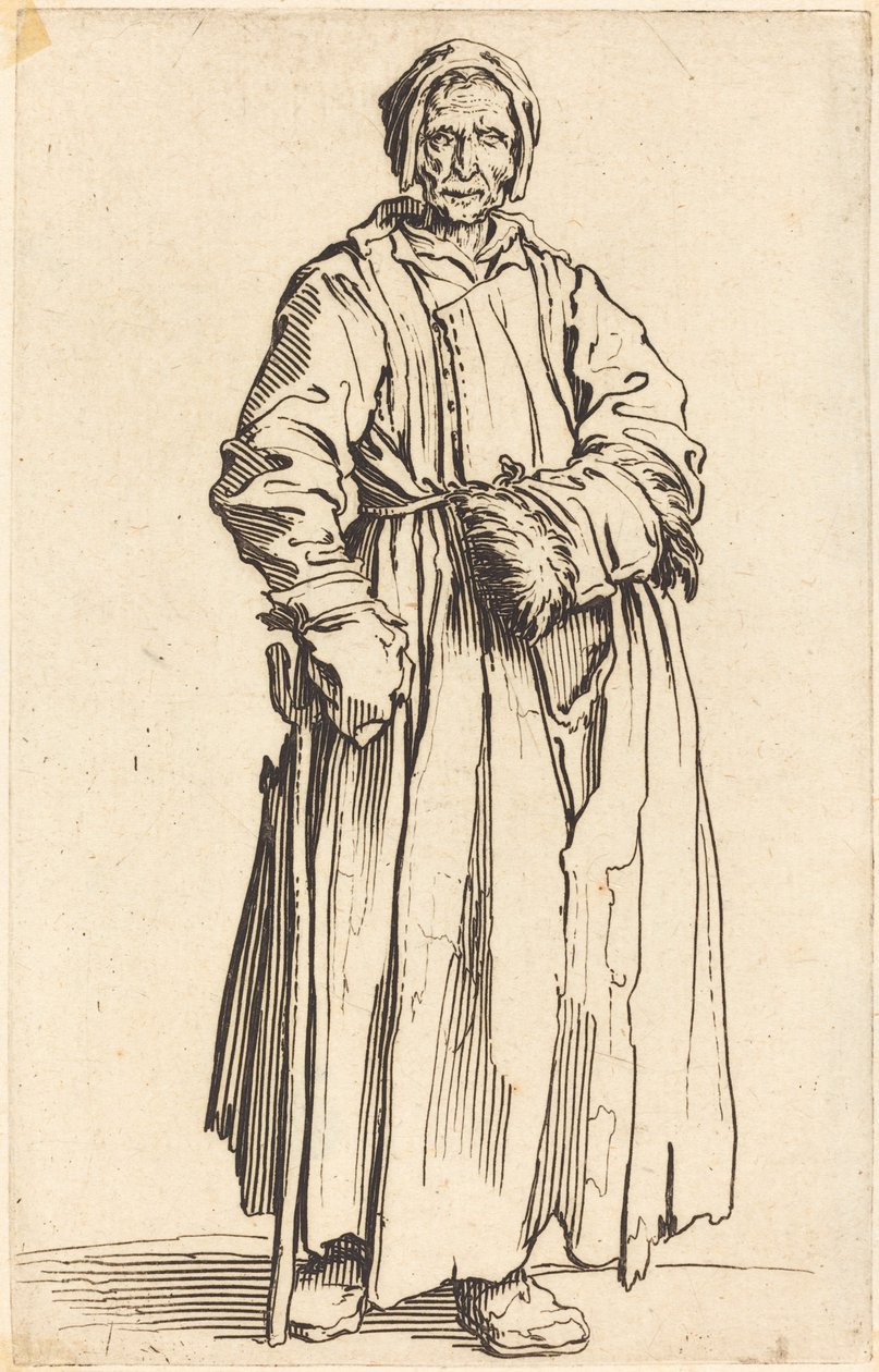 Enögd kvinna av Jacques Callot