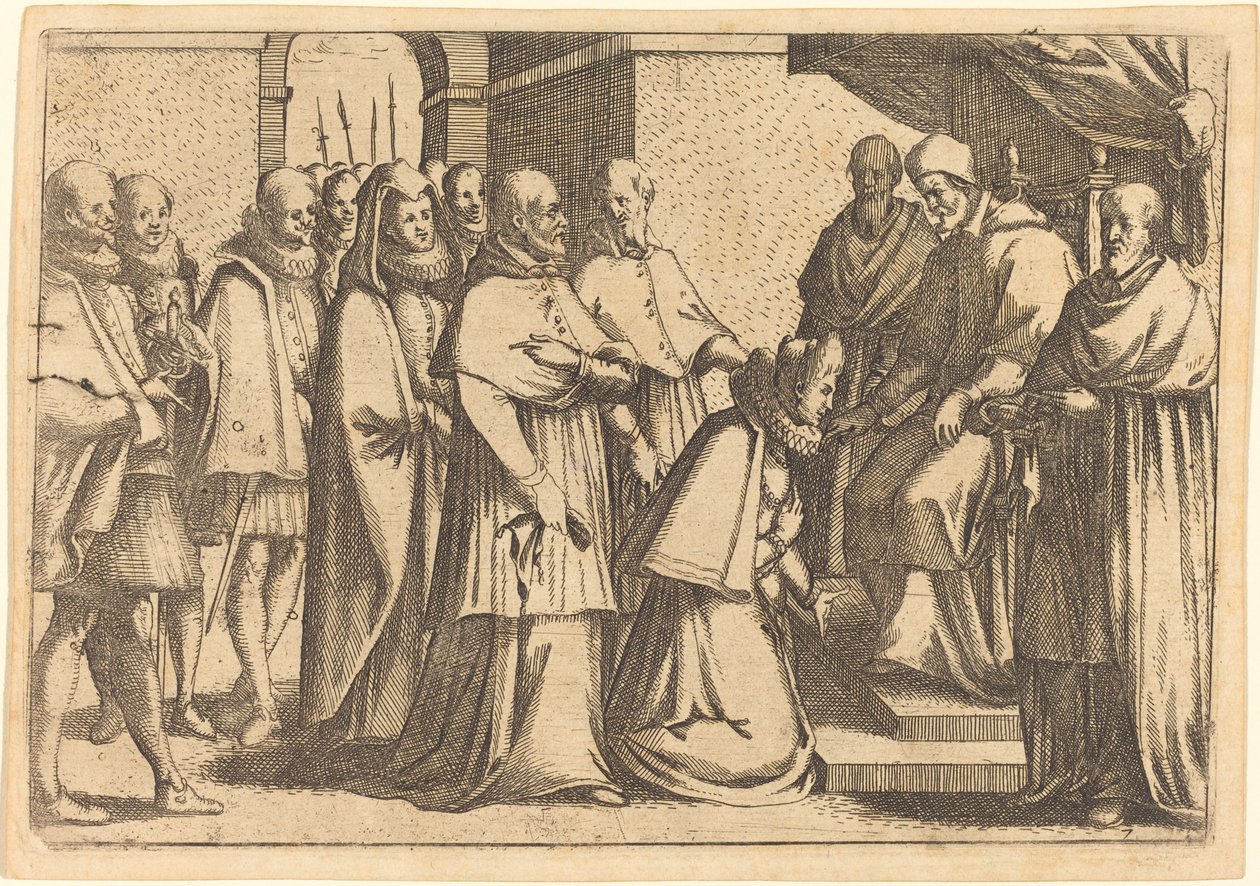 Påvlig publik av Jacques Callot