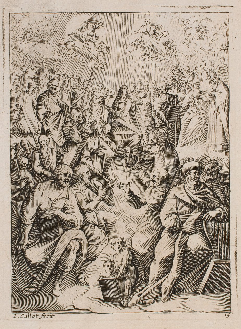Paradis, ur serien ”Bilder från Rom” av Jacques Callot