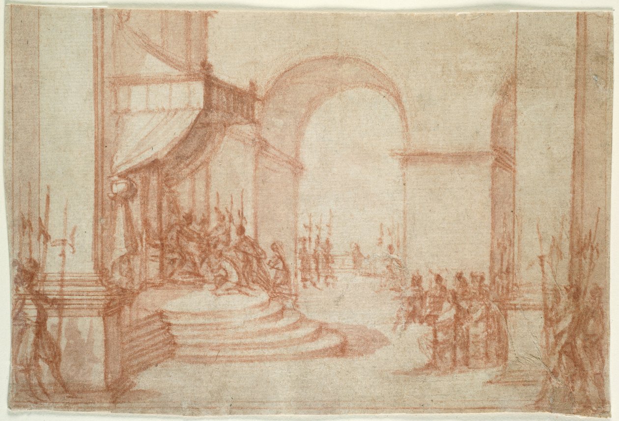 Pilatus som tvättar sina händer av Jacques Callot