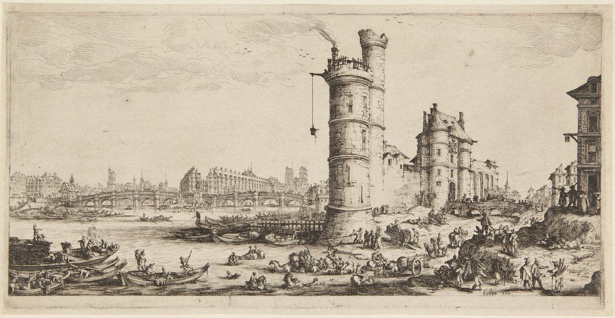 Pont-Neuf av Jacques Callot