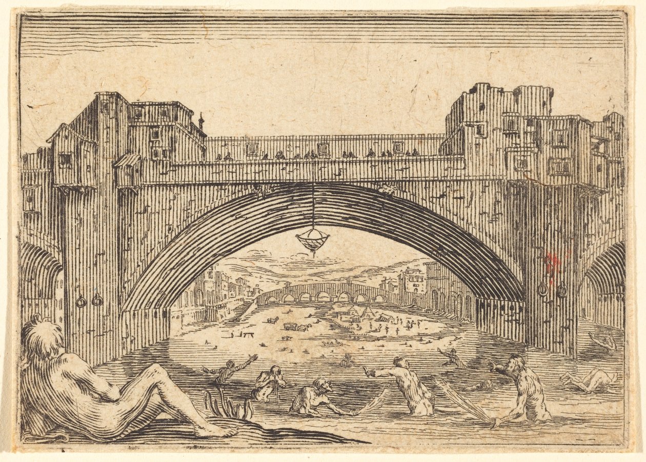 Ponte Vecchio, Florens av Jacques Callot