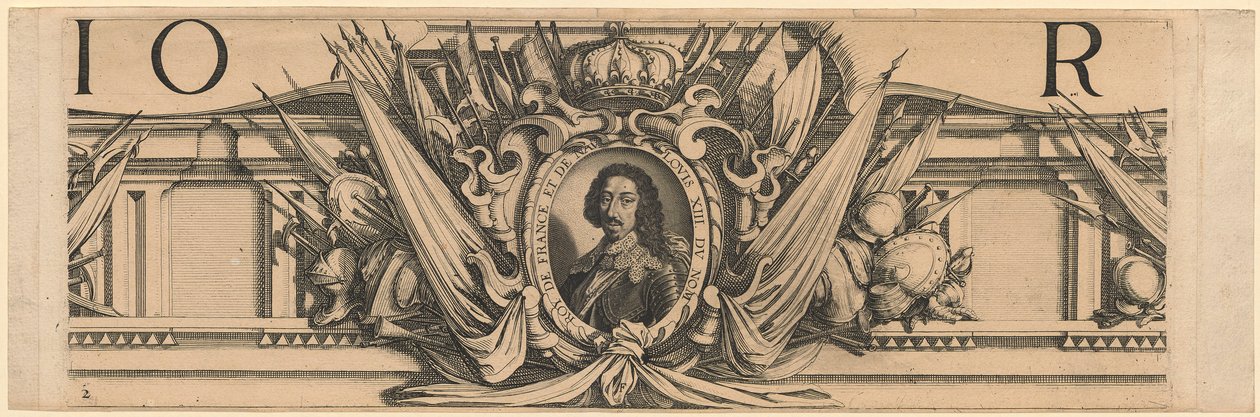 Porträtt av kung Ludvig XIII av Jacques Callot
