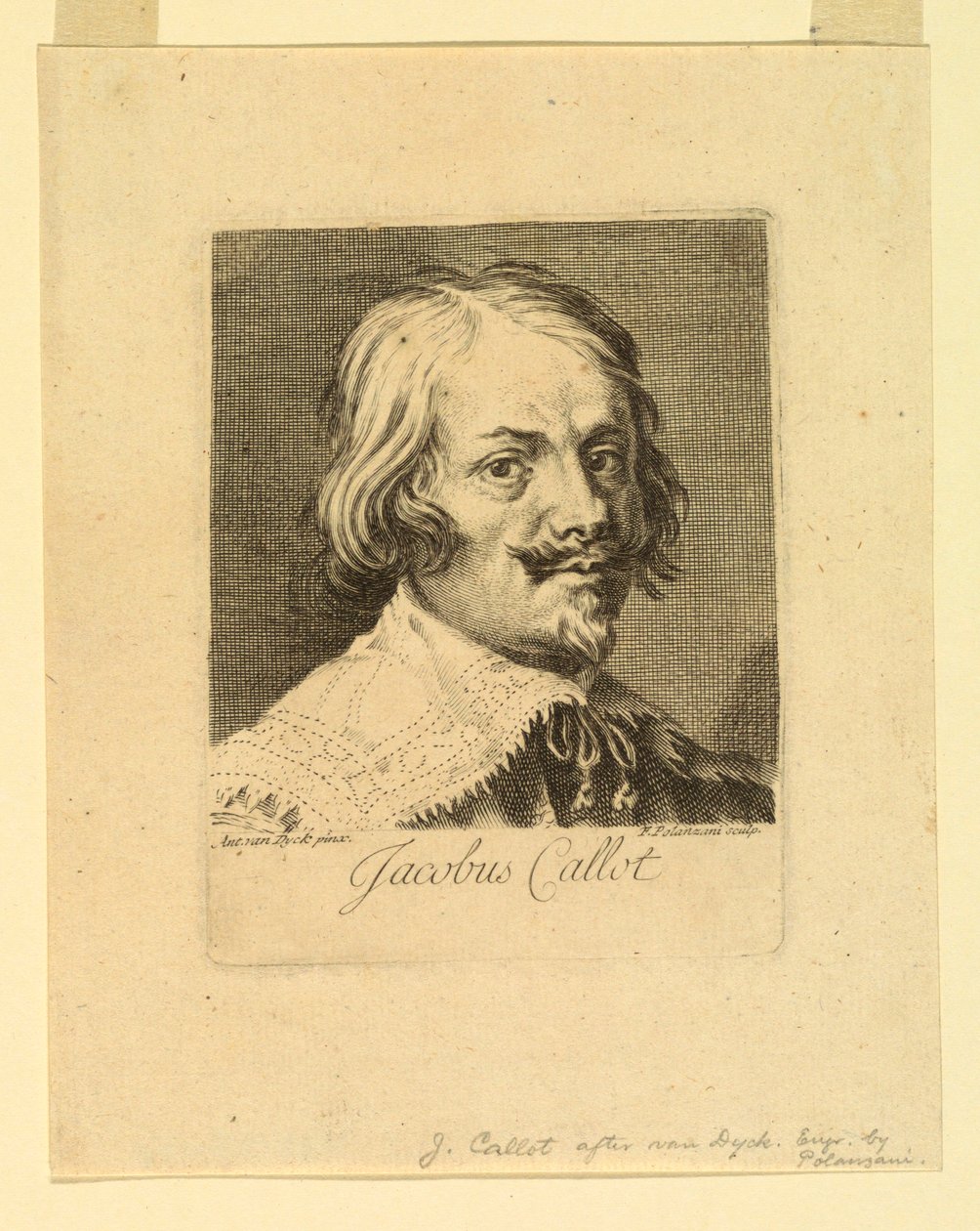 Porträtt av Jacques Callot av Jacques Callot