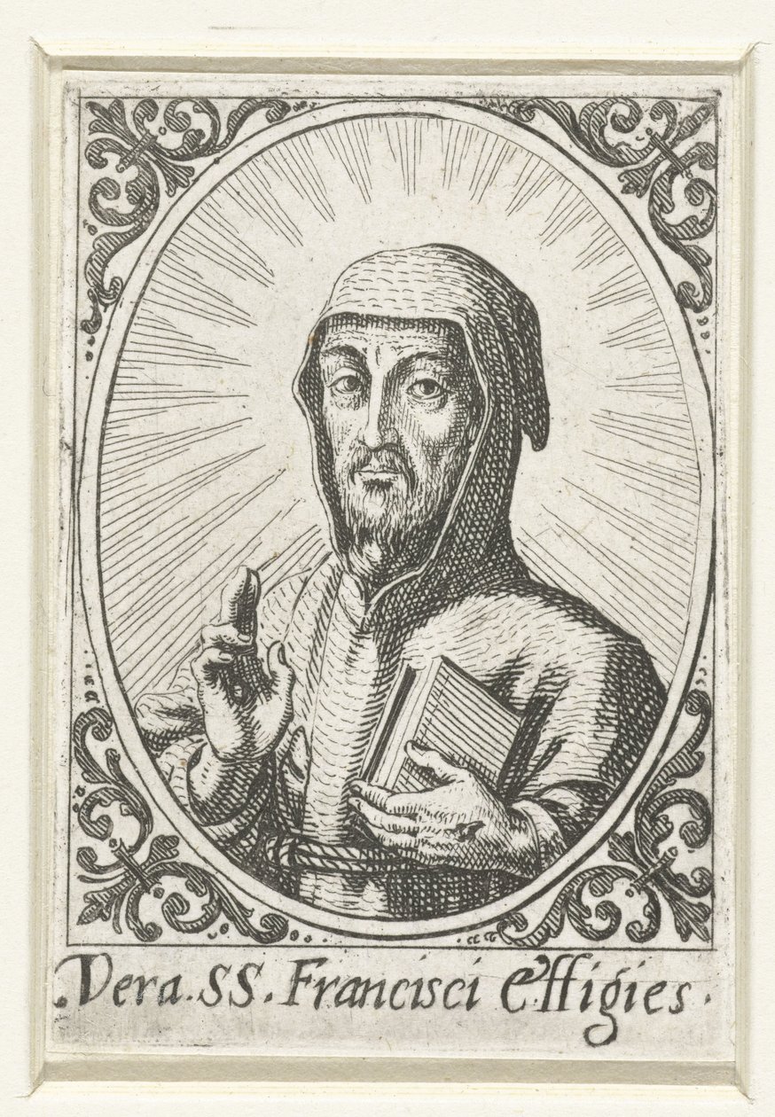 Porträtt av den helige Franciskus av Jacques Callot