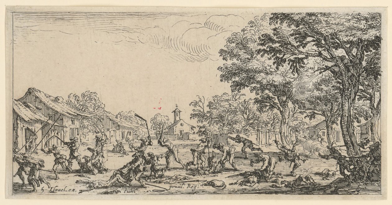 Böndernas hämnd av Jacques Callot