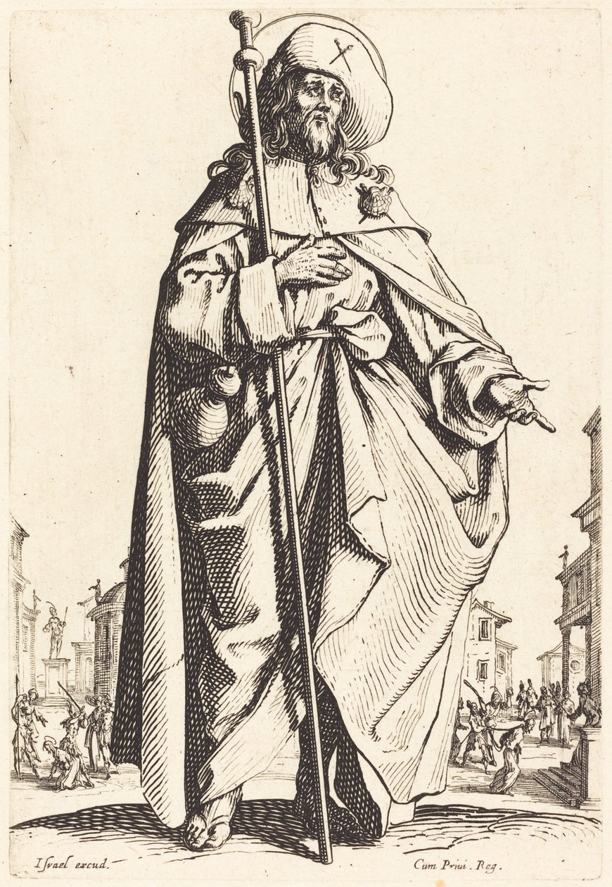 Den helige Jakob den store av Jacques Callot