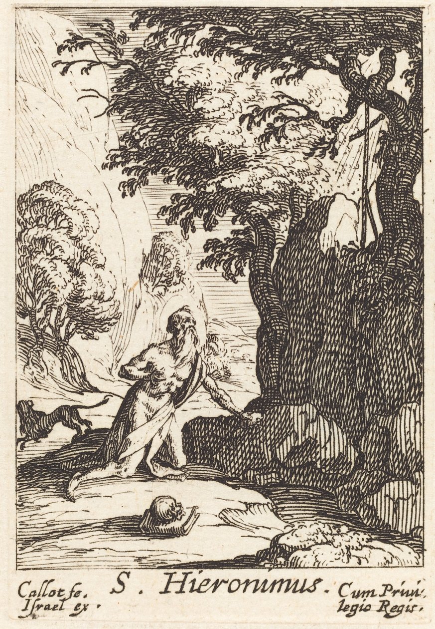 Sankt Jerome. av Jacques Callot