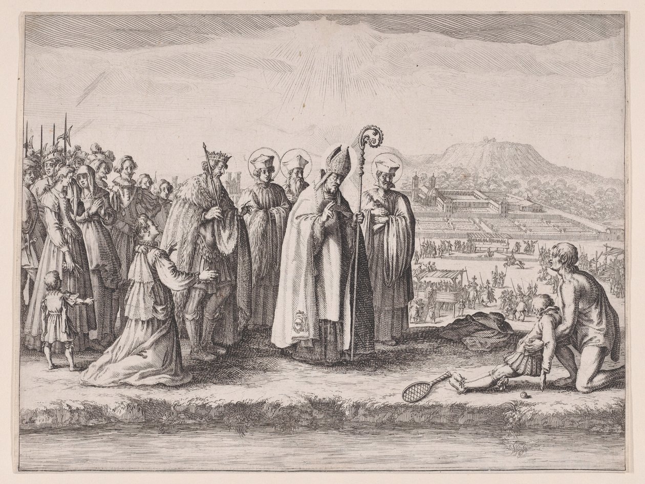 Saint Mansuy, ett stycke som även kallas Saint Mansuet eller La Raquette (Saint Mansuy, ett stycke som även kallas Saint Mansuet eller The Racket) av Jacques Callot