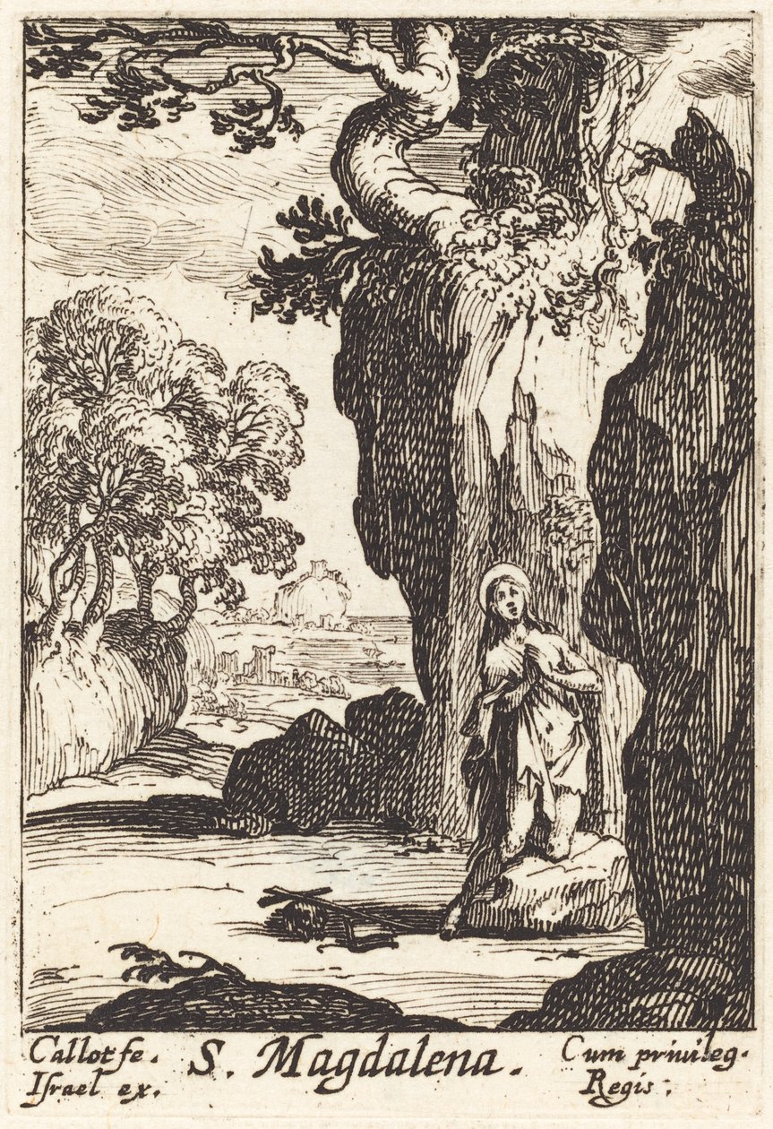 Sankta Maria Magdalena av Jacques Callot