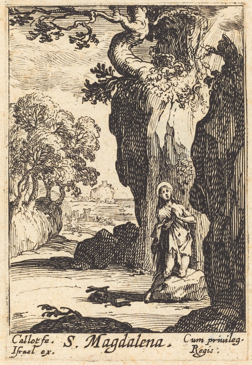 Sankta Maria Magdalena av Jacques Callot