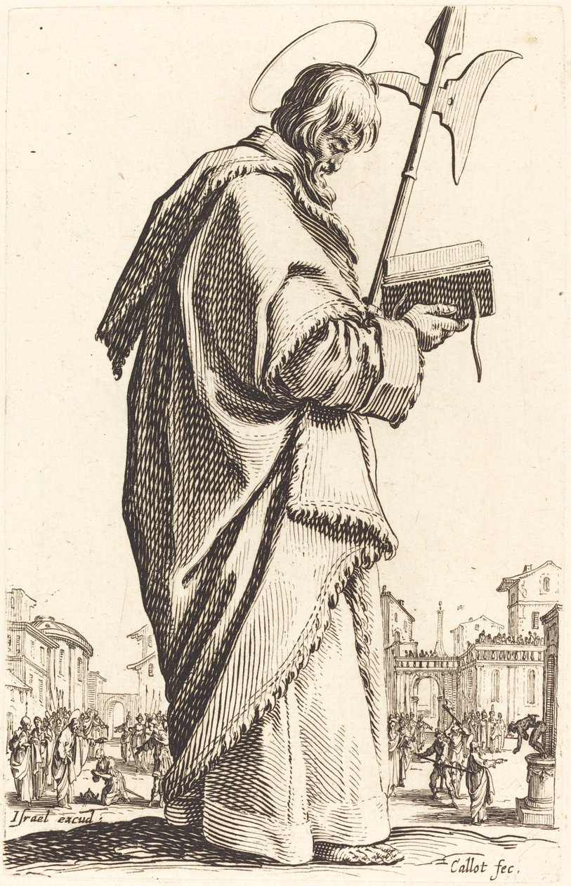 Sankt Mattias av Jacques Callot