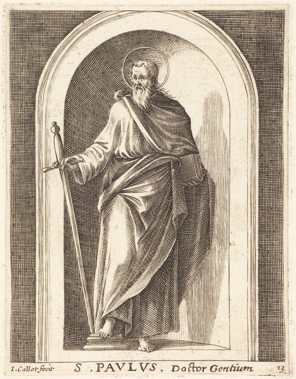 Sankt Paulus av Jacques Callot