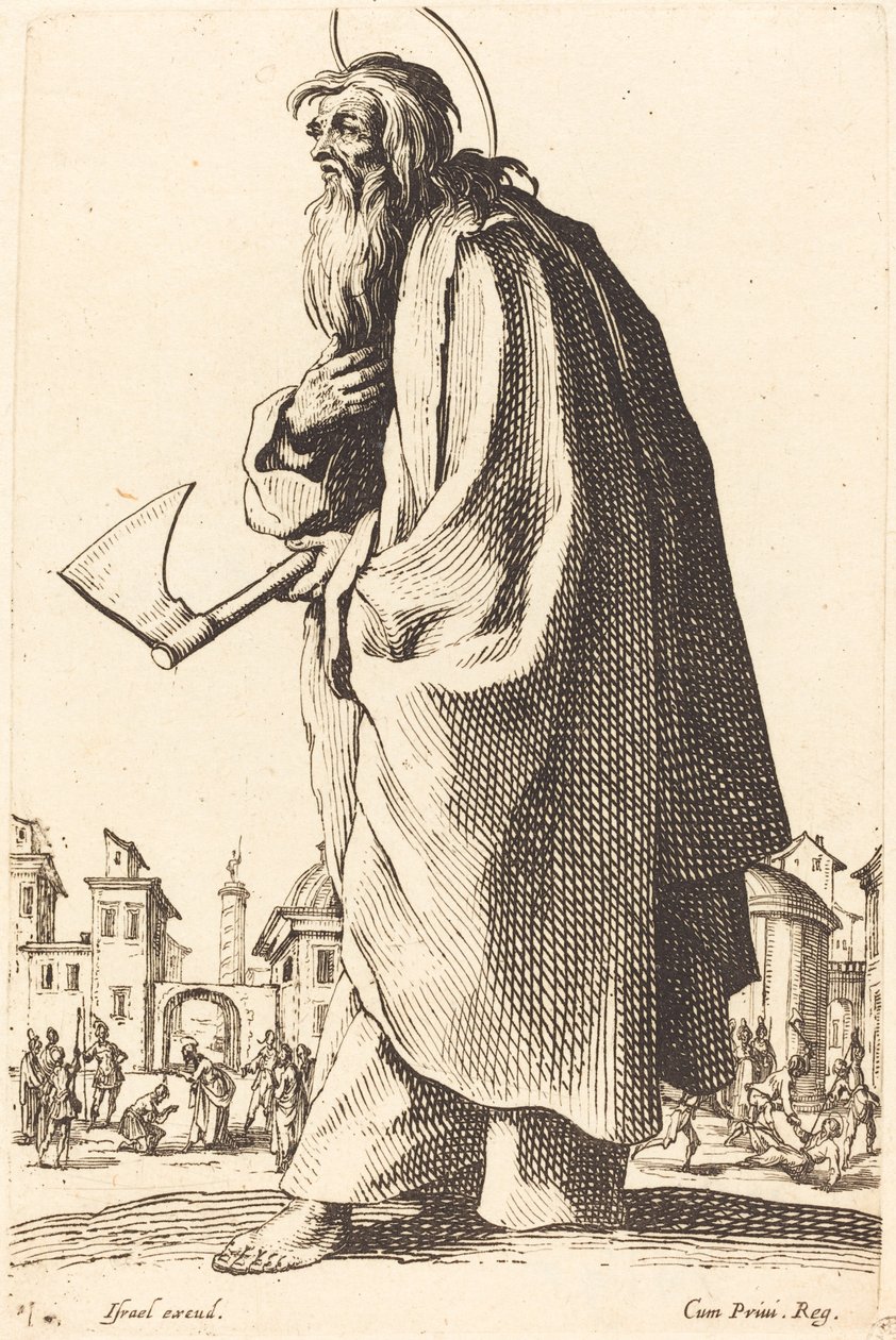 Sankt Thaddeus av Jacques Callot