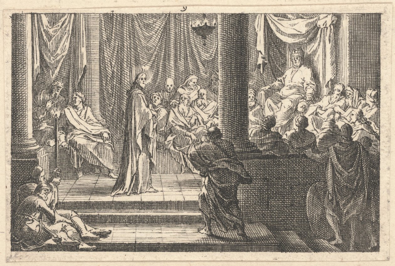 Scen från passionen (etsning) av Jacques Callot