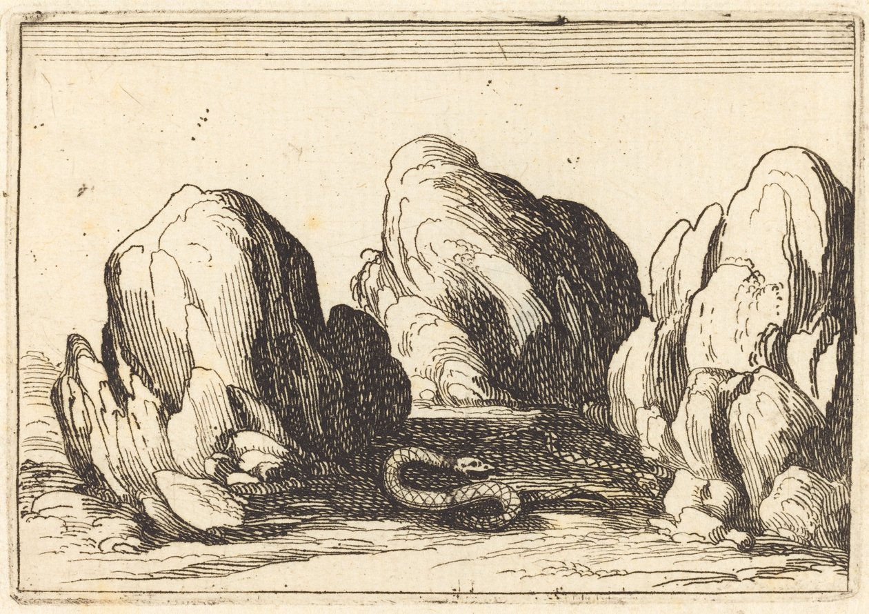 Orm, 1628. av Jacques Callot