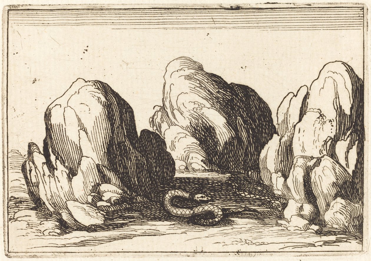 Orm, 1628. av Jacques Callot