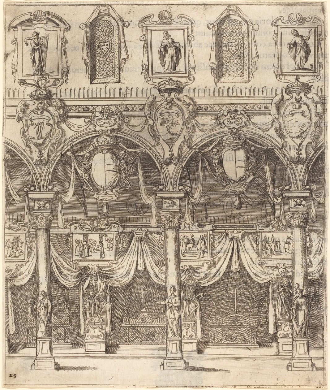Sidogången i San Lorenzo, Florens av Jacques Callot