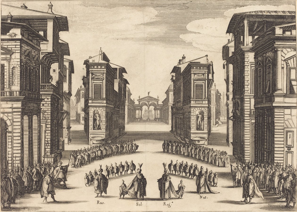 Suleiman, akt II av Jacques Callot