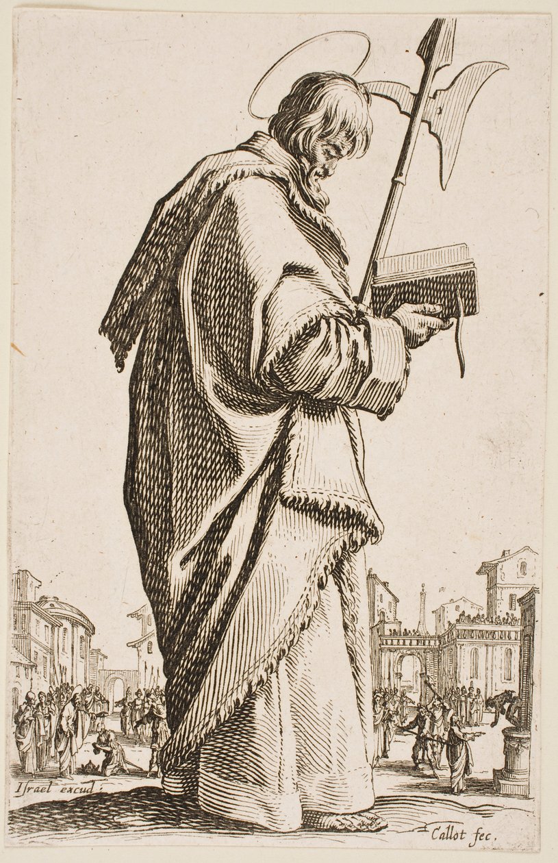 S:t Matthias, ur serien ”De stora apostlarna” av Jacques Callot