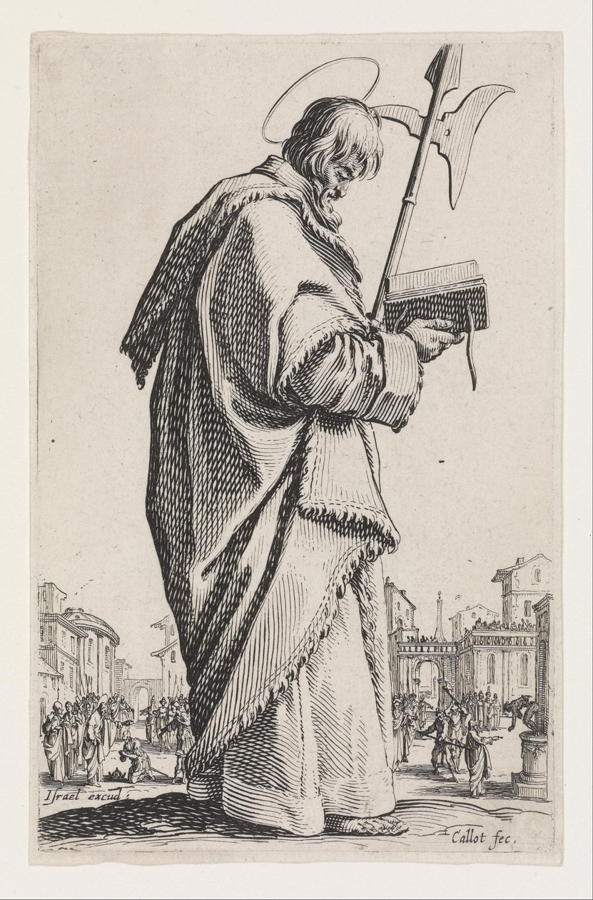 St Mattias av Jacques Callot