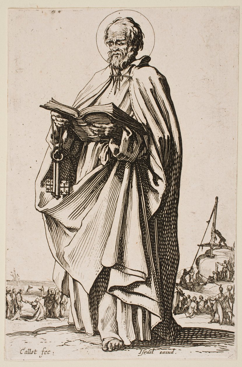 Sankt Petrus, ur serien ”De stora apostlarna” av Jacques Callot