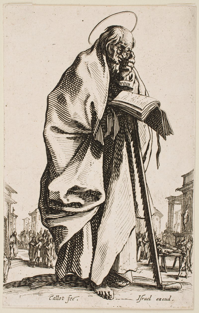 Sankt Simon, ur serien ”De stora apostlarna” av Jacques Callot