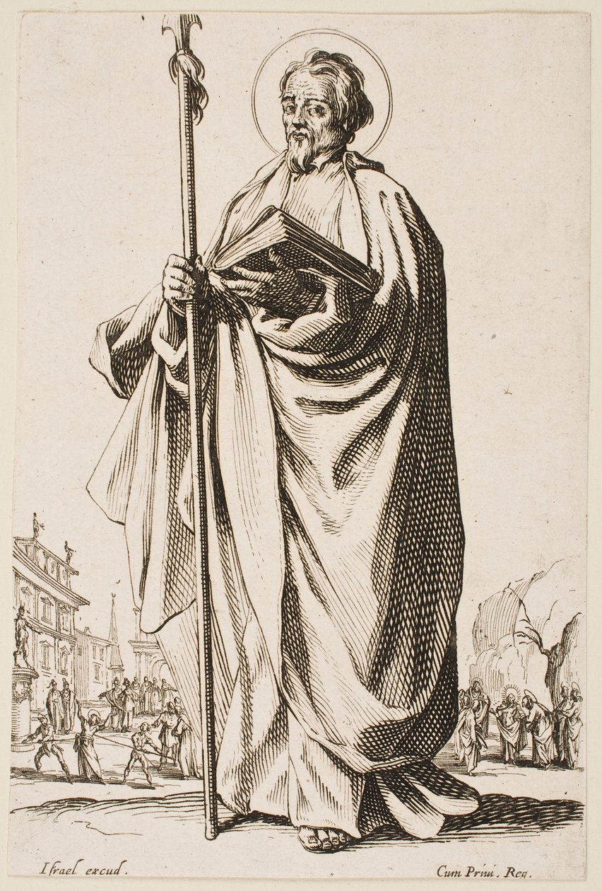 S:t Thomas, ur serien ”De stora apostlarna” av Jacques Callot