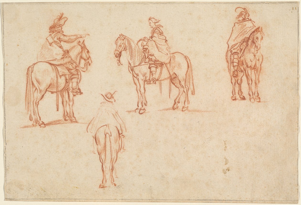 フォーホースメンスウェディッシュの研究 av Jacques Callot