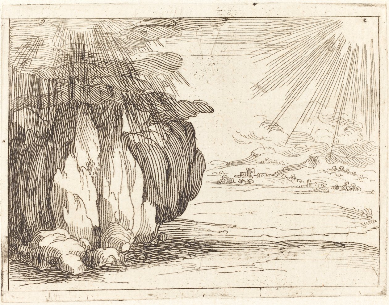 Sol och regn. av Jacques Callot
