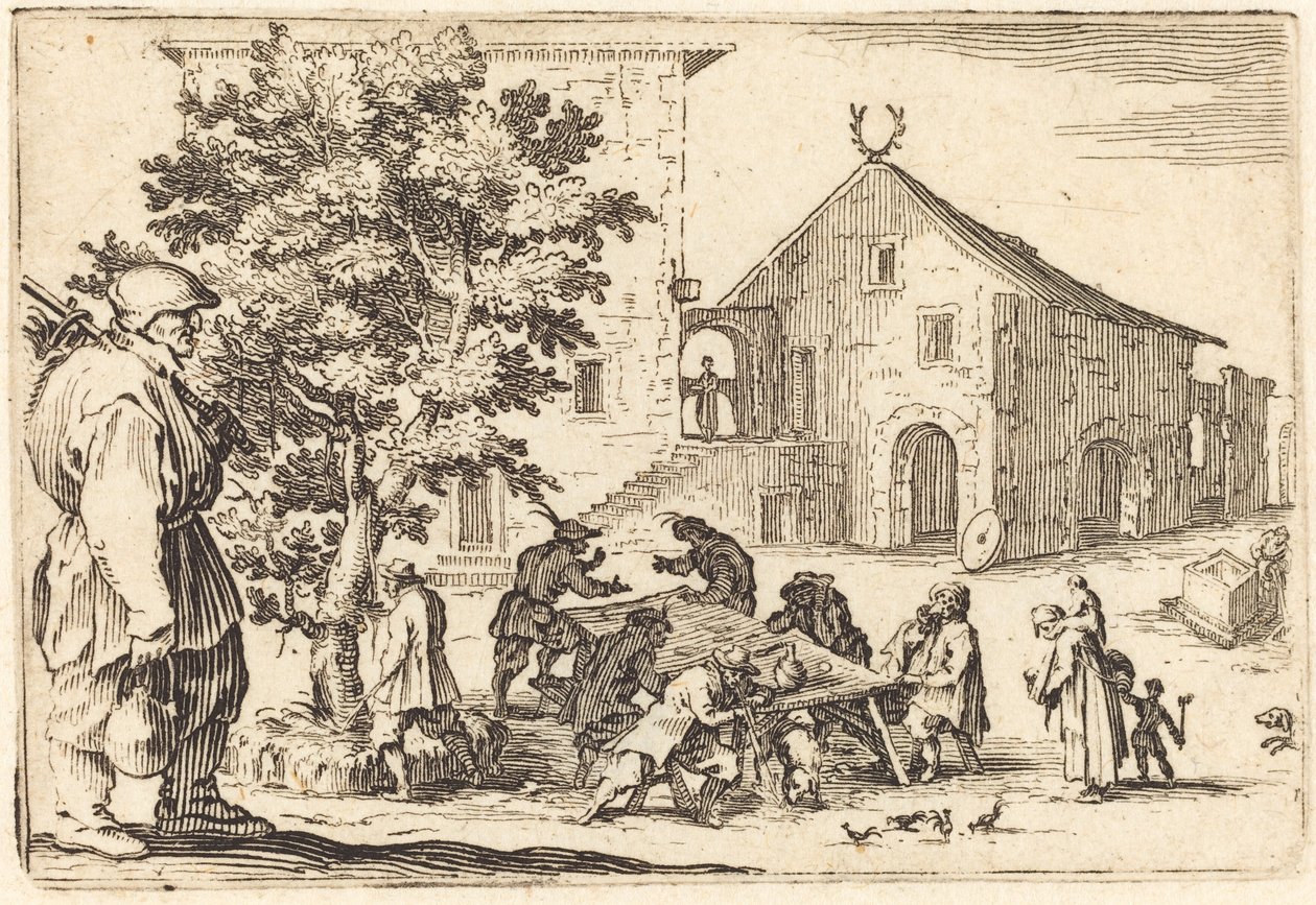 Krog, c. 1622. av Jacques Callot