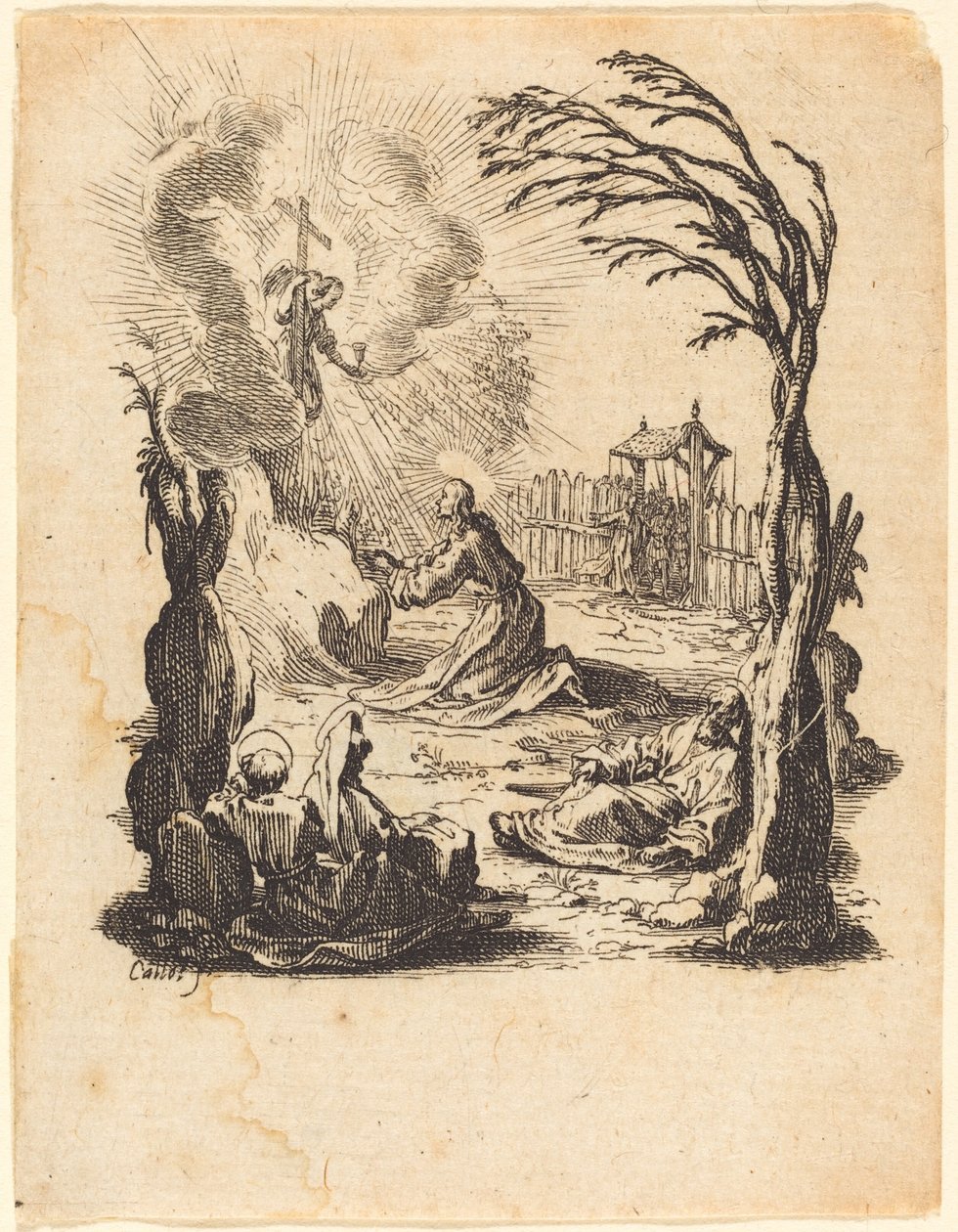 Agony in the Garden, ca. 16241625. av Jacques Callot
