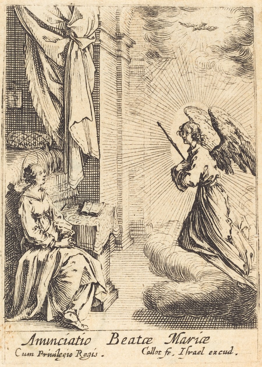 Bebådelsen av Jacques Callot