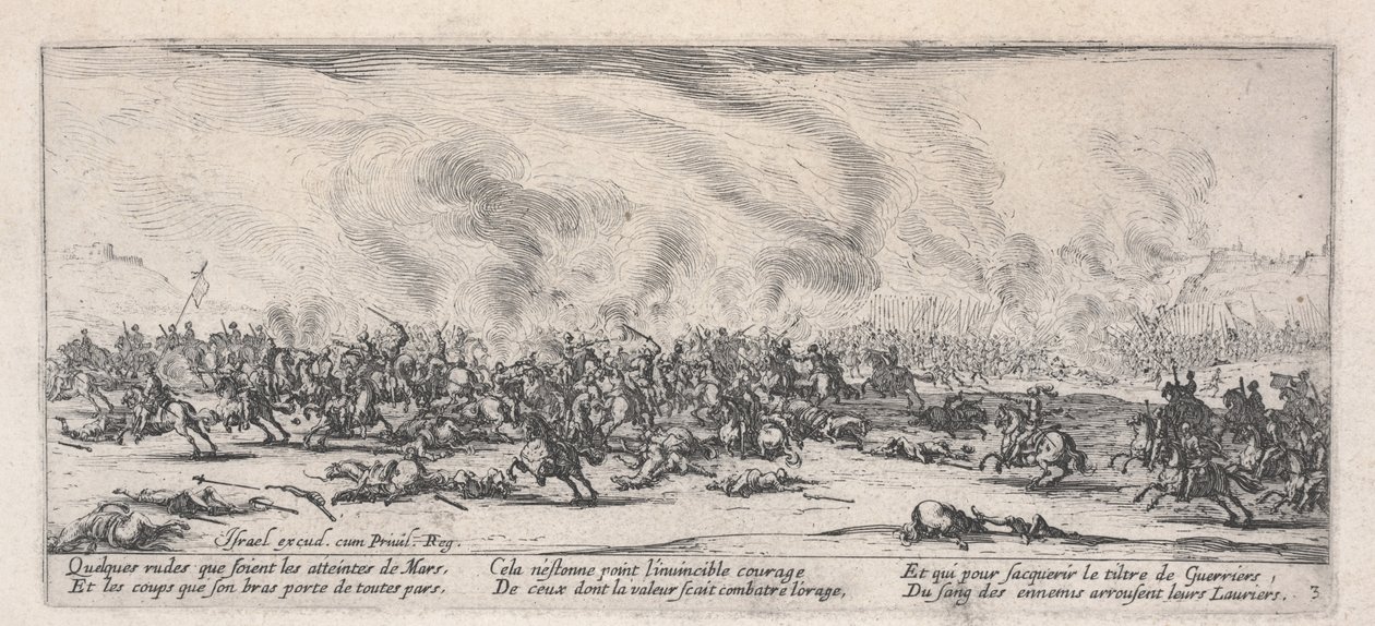 Slaget (La Bataille), från "Krigets elände" av Jacques Callot