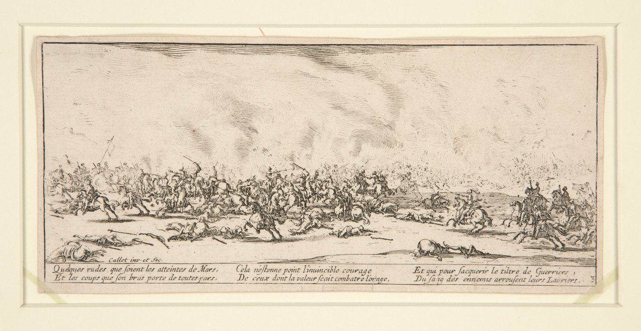 The Battle, från The Miseries and Disasters of War av Jacques Callot