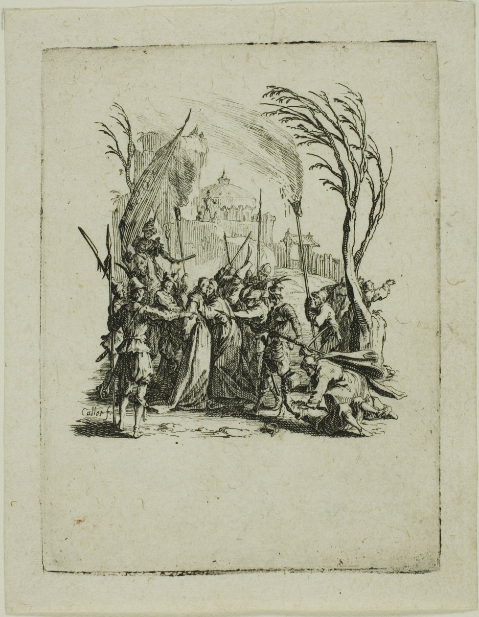Sveket, från Den lilla passionen av Jacques Callot