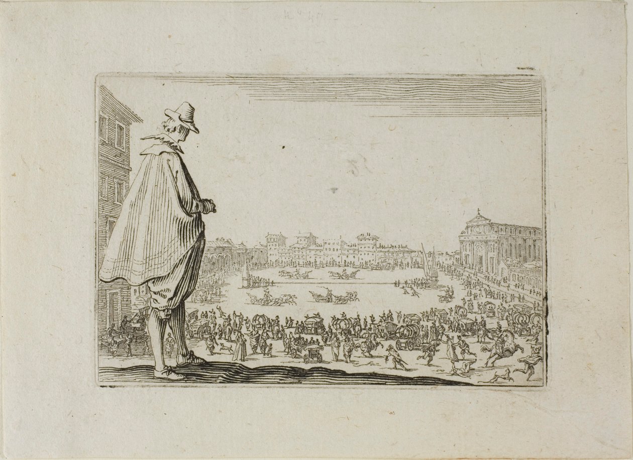 The Chariot Races at Santa Maria, från The Caprices av Jacques Callot