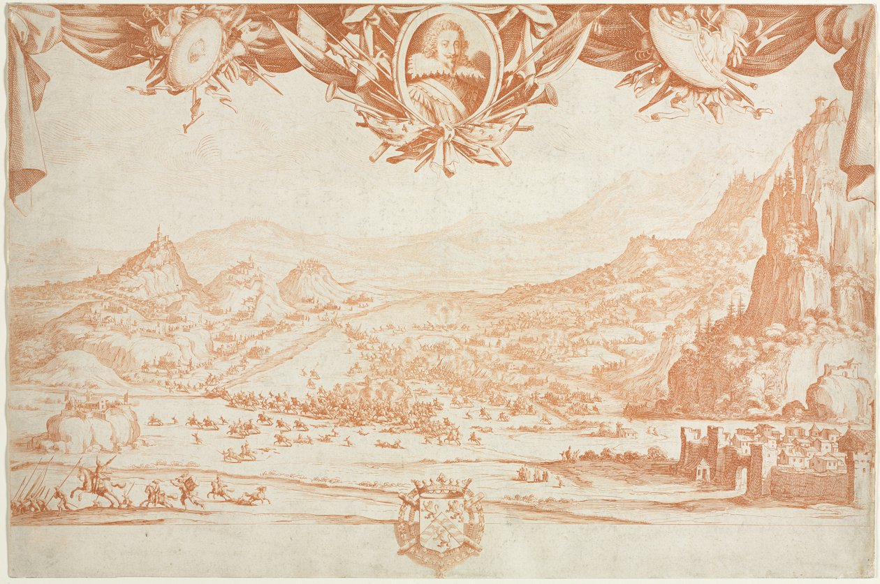 Striden vid Avigliamo av Jacques Callot