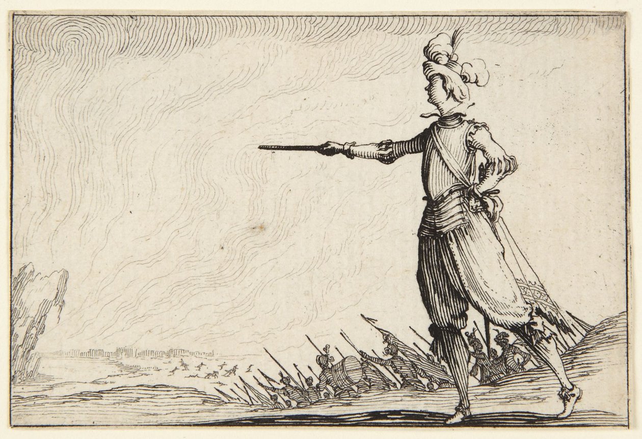 Befälhavaren till fots av Jacques Callot