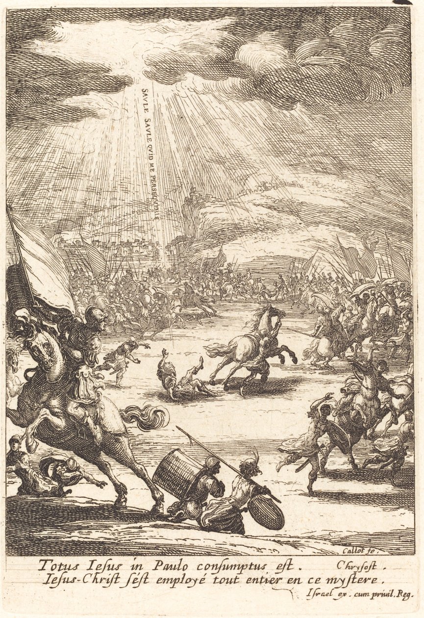 Sankt Paulus omvändelse av Jacques Callot