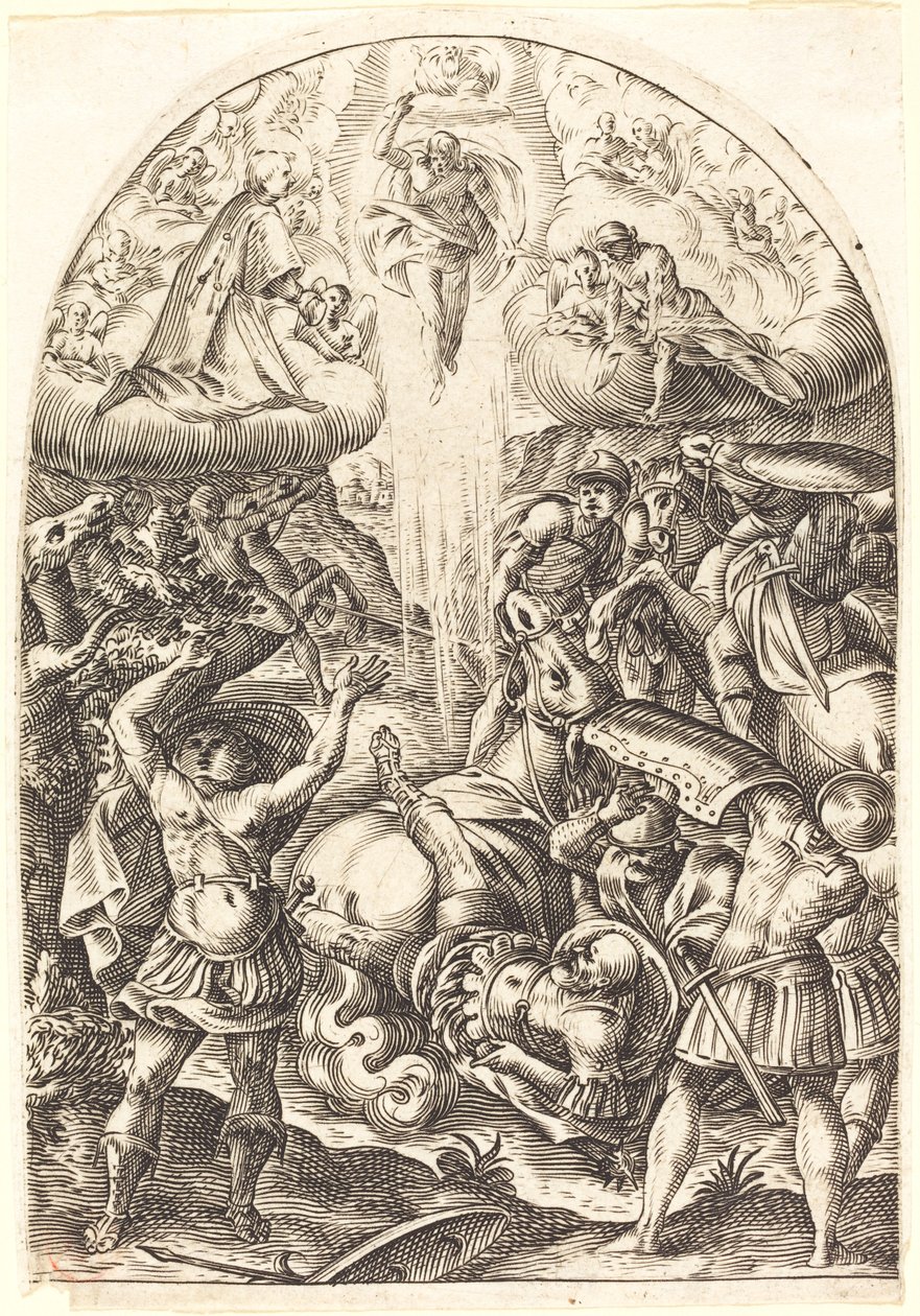 Sankt Paulus omvändelse av Jacques Callot