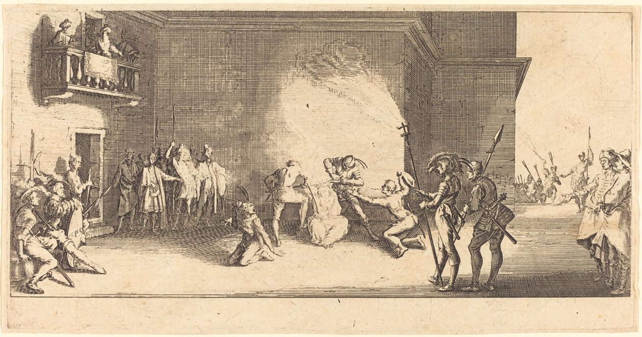 The Crowning with Thorns av Jacques Callot