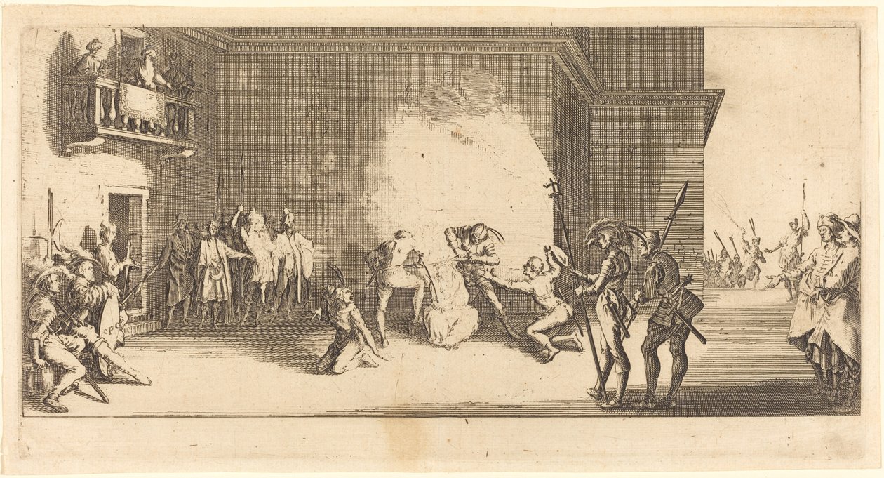 The Crowning with Thorns av Jacques Callot
