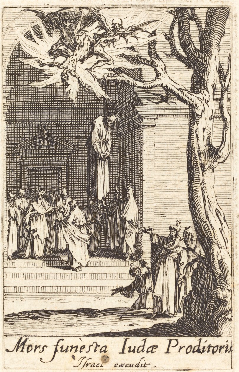 Judas död av Jacques Callot