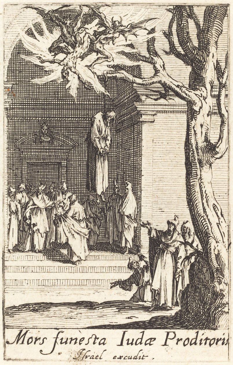 Judas död av Jacques Callot