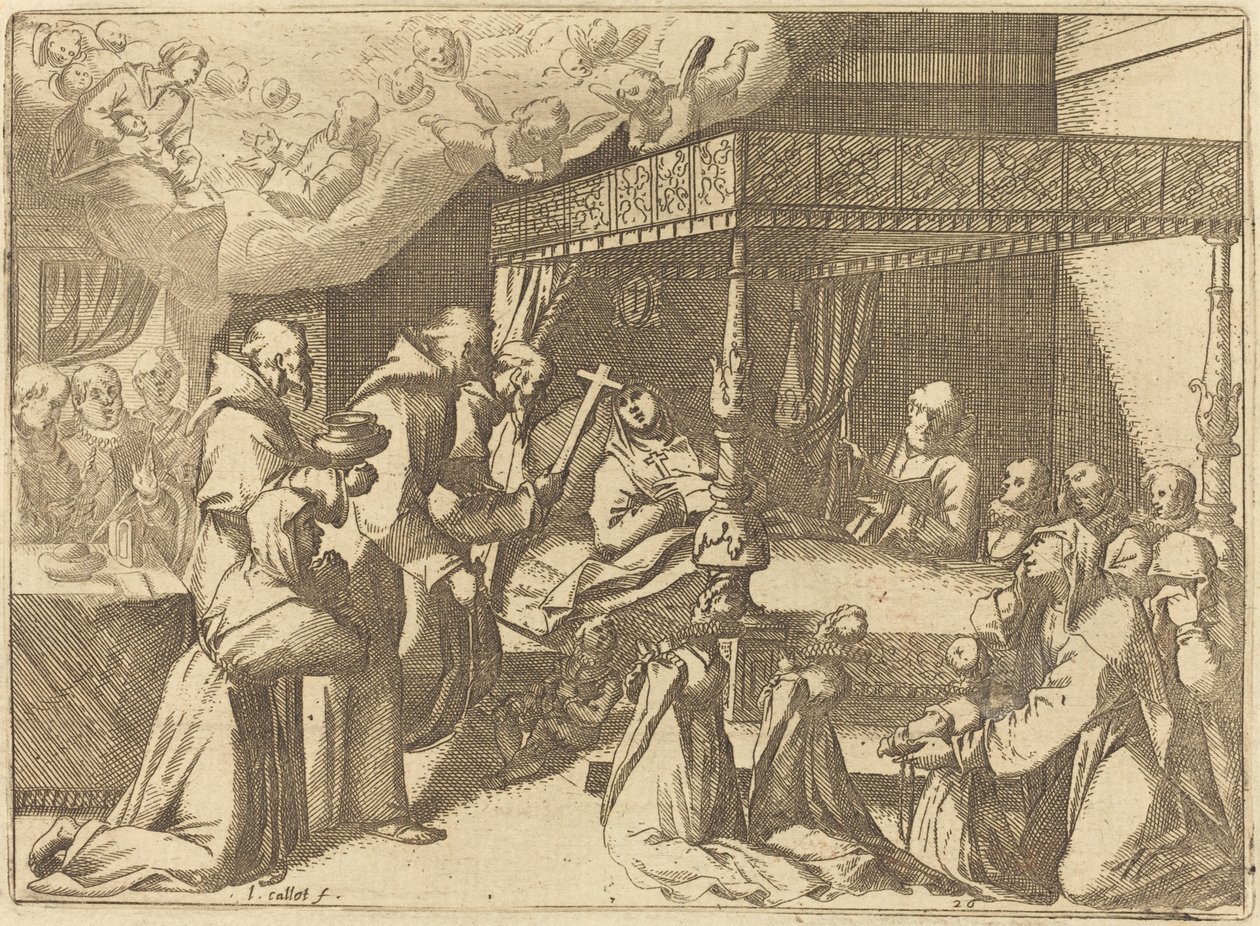Drottningens död av Jacques Callot
